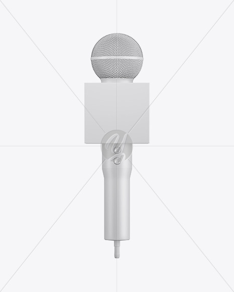 Matte Microphone Mockup