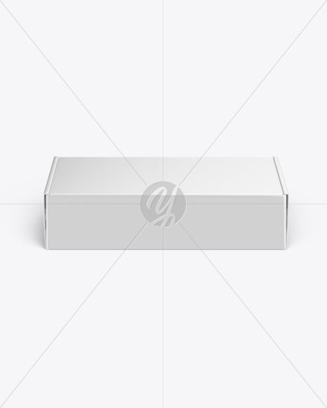 Glossy Box Mockup - Front View (High-Angle Shot) Glossy Box Mockup - Front View (High-Angle Shot)