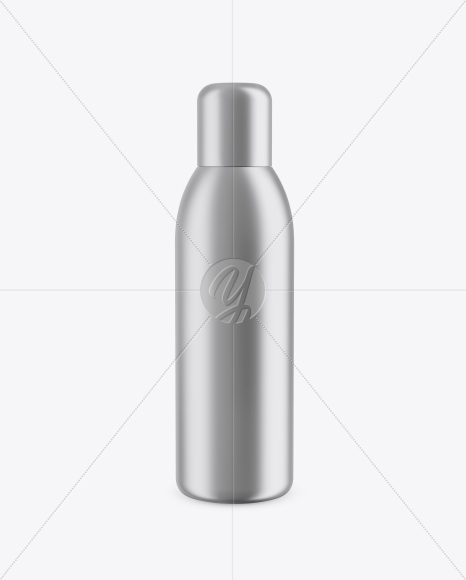 Metallic Cosmetic Bottle Mockup