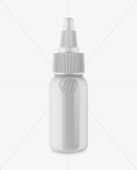 Glossy Dropper Bottle Mockup