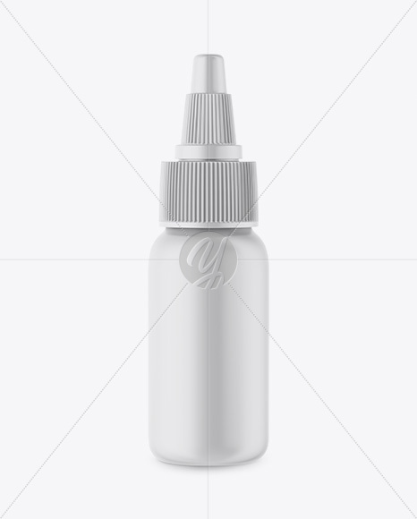 Matte Dropper Bottle Mockup