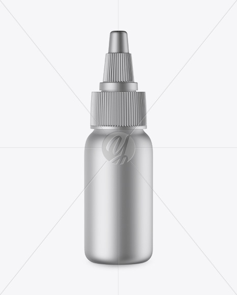 Metallic Dropper Bottle Mockup