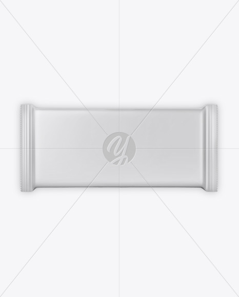 Matte Snack Bar Mockup - Top View