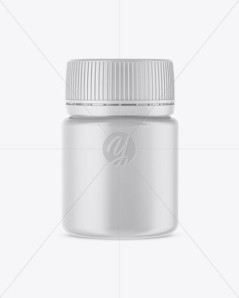 Matte Pills Bottle Mockup