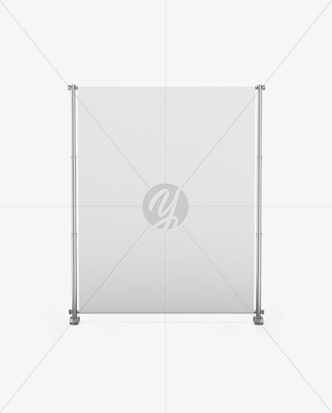 Metallic Stand Mockup