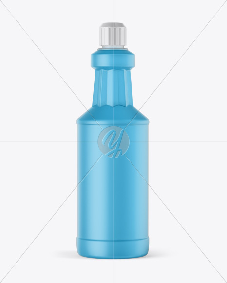 Matte Transparent Bottle Mockup