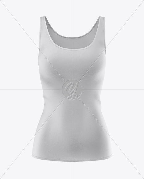 Women`s Tank Top Mockup - Front View