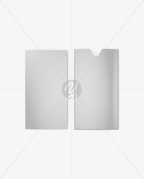 Matte Gift Card w/ Card Holder Mockup