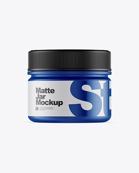 Matte Jar Mockup - Front View