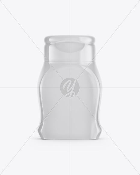 Plastic Bottle in Shrink Sleeve Mockup - Front & Side Views Plastic Bottle in Shrink Sleeve Mockup - Front & Side Views