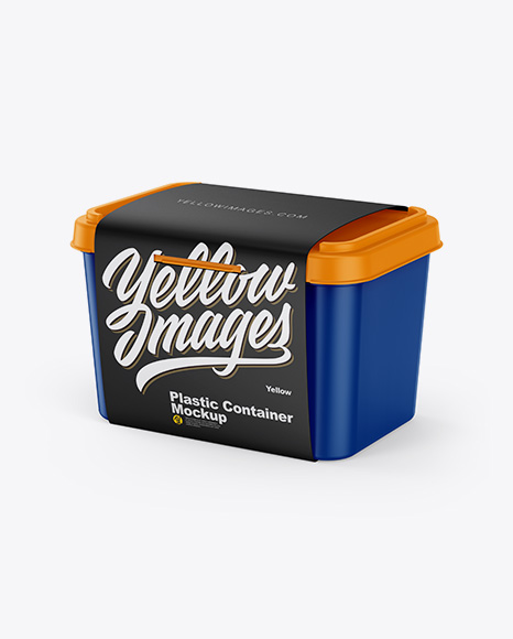 Matte Plastic Container with Label Mockup - Half Side View - 31+Matte+Plastic+Container+With+Label+Half+Side+View+Object+Mockups