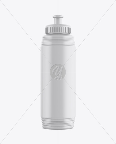 Matte Sport Bottle Mockup