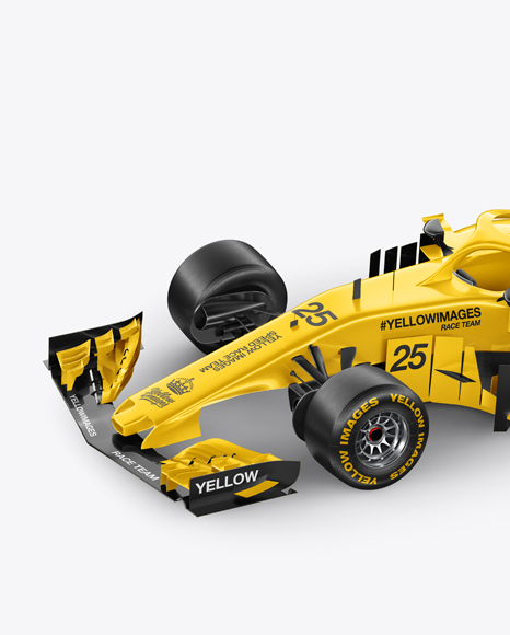 Formula-1 2018 Mockup - Half Side Left View