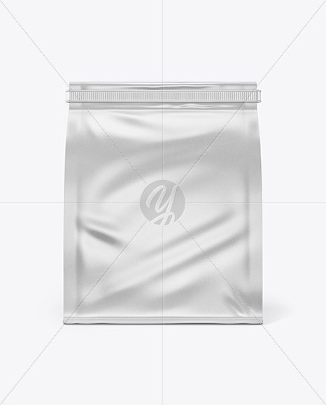 Matte Coffee Bag With Tin-Tie Mockup