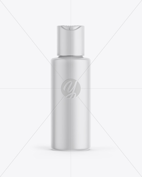 Matte Cosmetic Bottle Mockup - Front View