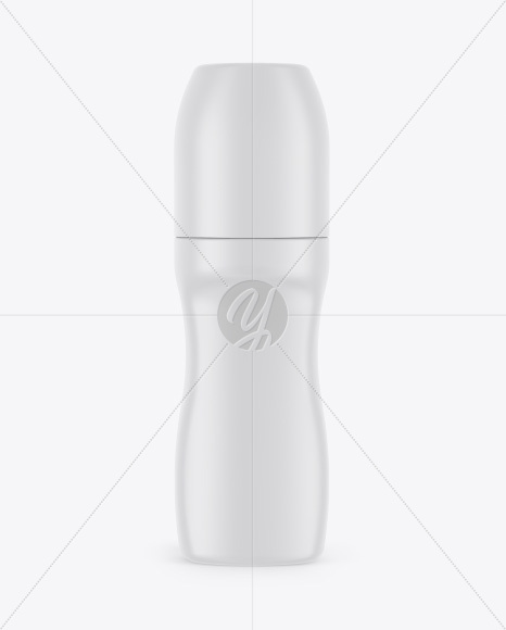 Matte Roll-On Deodorant Mockup - Front View