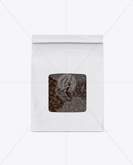 Coffee Bag Mockup - Front View