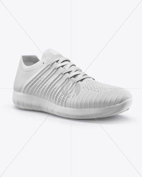 Sneaker Mockup - Right Half Side View