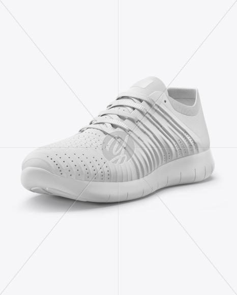 Sneaker Mockup - Left Half Side View