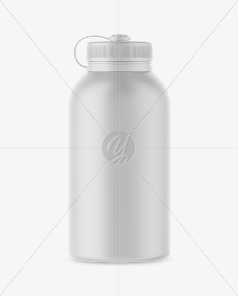 Matte Sport Bottle Mockup