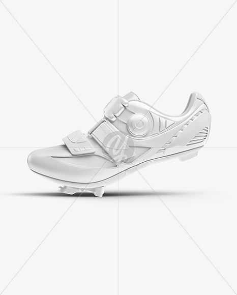 Cycling Shoe Mockup - Side View