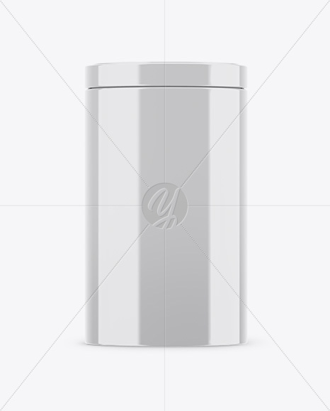 Glossy Storage Jar Mockup