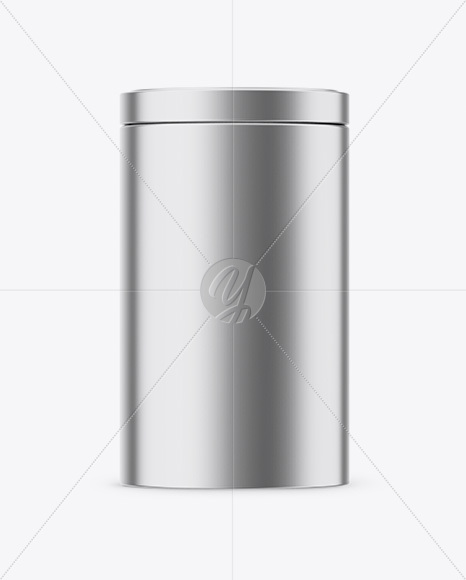 Metallic Storage Jar Mockup