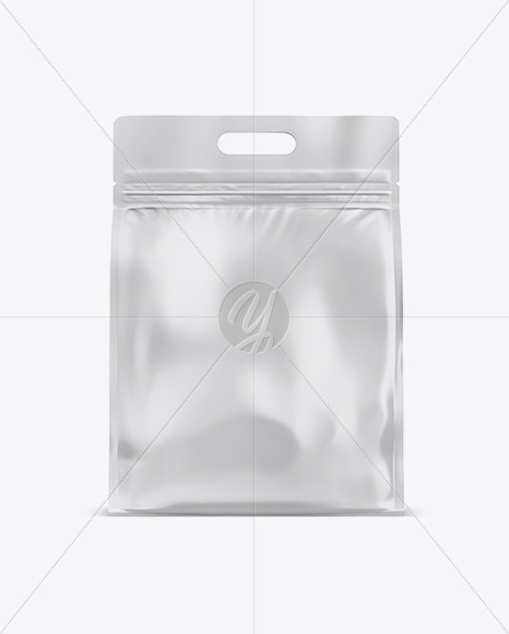 Matte Stand-up Food Bag Mockup