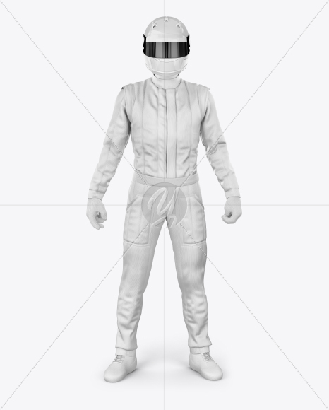 F1 Racing Kit Mockup - Front View