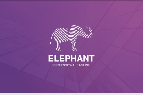 Elephant Logo - Wildlife art