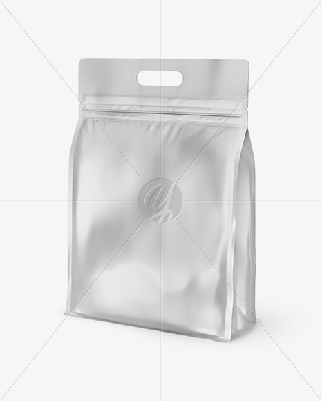 Matte Stand-up Food Bag Mockup