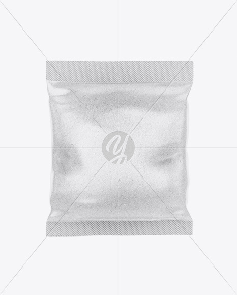 Kraft Snack Bag Mockup - Front View