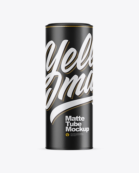 Matte Tube Mockup - Cookie packaging mockup
