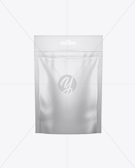 Matte Stand Up Pouch - Front View - Free Download Images High Quality