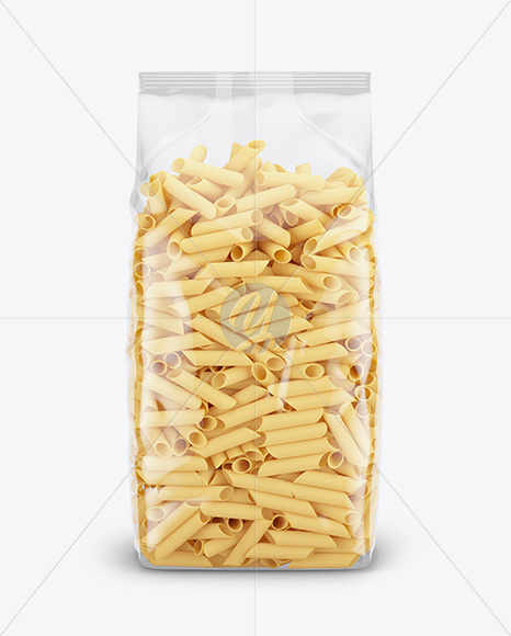 Penne Rigate Pasta Mockup - Front View