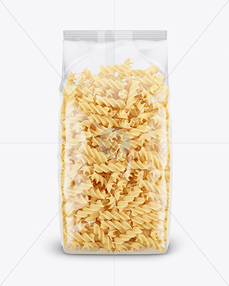 Fusilli Pasta Mockup - Front View