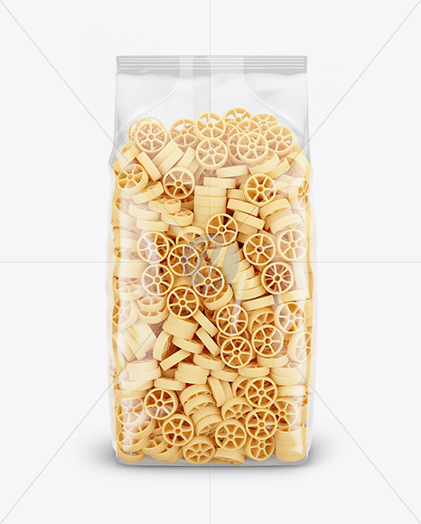 Ruote Pasta Mockup - Front View - Free Download Images High Quality PNG