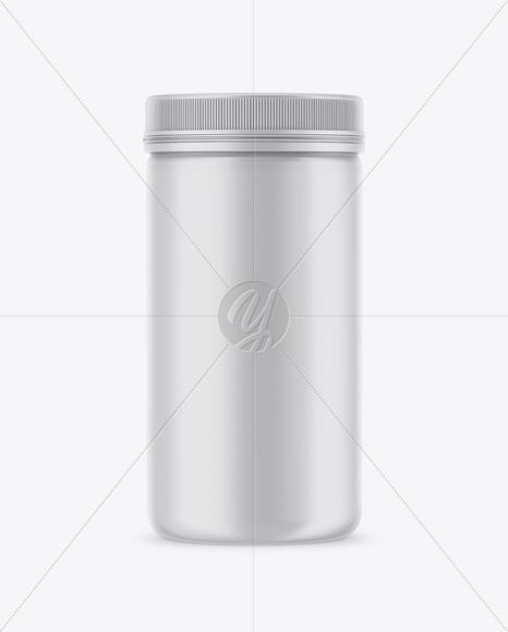 Matte Pills Bottle Mockup