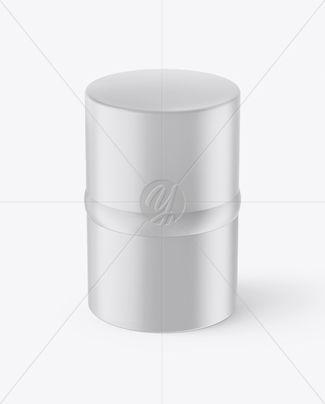 20ml Matte Cosmetic Jar Mockup (High-Angle Shot)