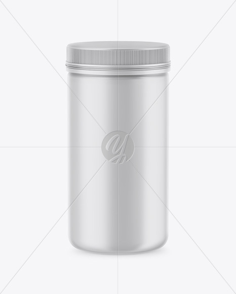 Matte Pills Bottle Mockup - High-Angle Shot