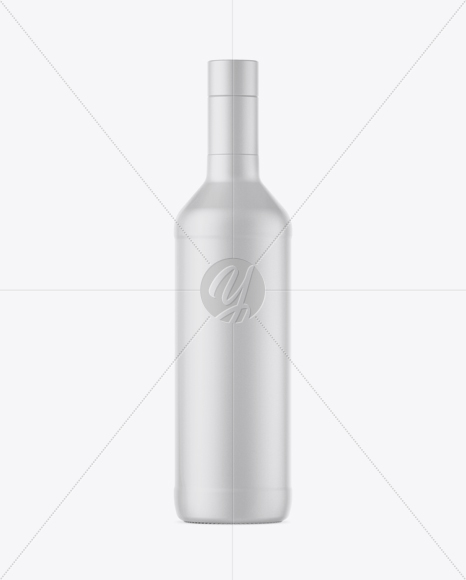 500ml Matte Ceramic Bottle Mockup