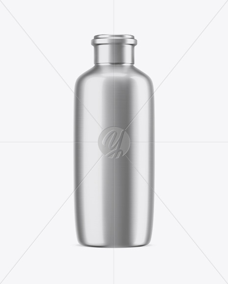 Metallic Shampoo Bottle Mockup