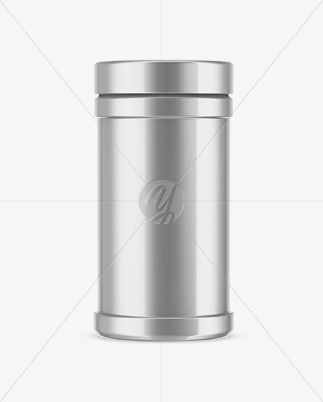 Metallic Protein Jar Mockup