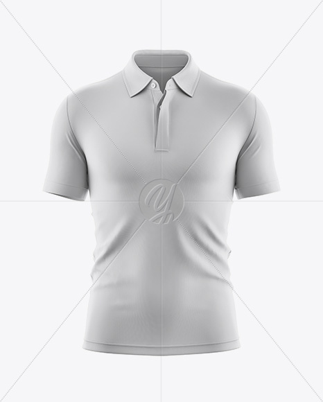 Men's Polo Mockup - Front View