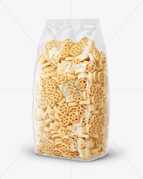 Ruote Pasta Mockup - Half Side View