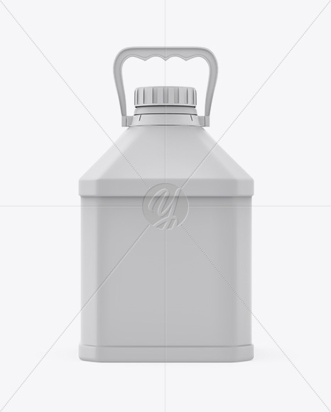 Matte Jerrycan Mockup - Front View