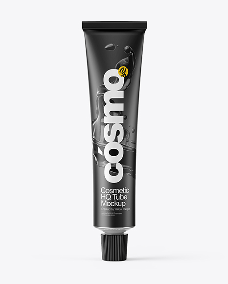 Matte Cosmetic Tube Mockup
