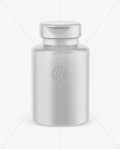 Matte Pills Bottle Mockup