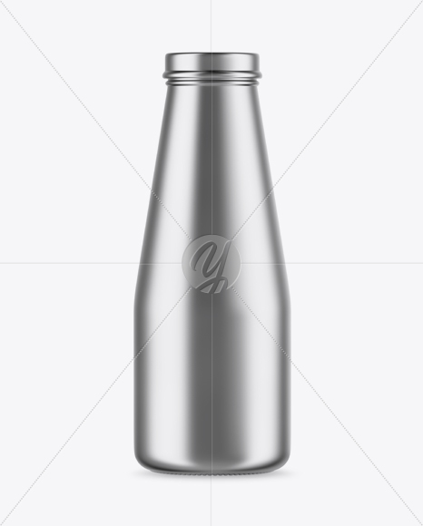 Metallic Bottle Mockup