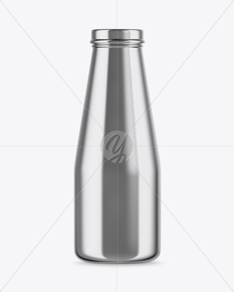 Metallic Bottle Mockup